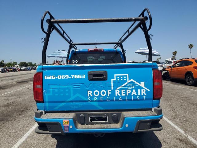 1GCHSCEN5M1110643 - 2021 CHEVROLET COLORADO LT BLUE photo 6