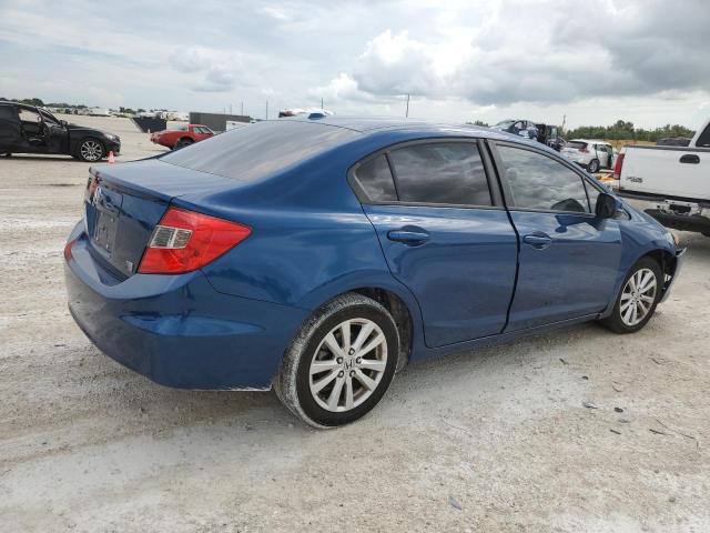 19XFB2F97CE056096 - 2012 HONDA CIVIC EXL BLUE photo 3