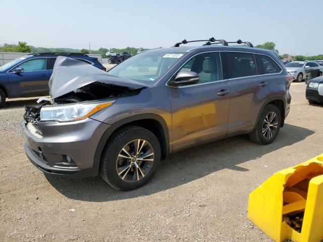 5TDJKRFHXGS503297 - 2016 TOYOTA HIGHLANDER XLE Boz foto 1