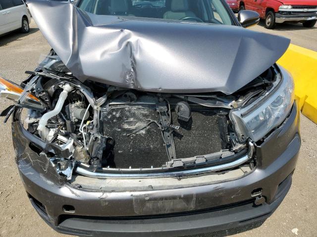 5TDJKRFHXGS503297 - 2016 TOYOTA HIGHLANDER XLE Boz foto 12