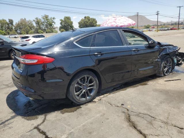 3FA6P0LU8JR110256 - 2018 FORD FUSION SE HYBRID BLACK photo 3