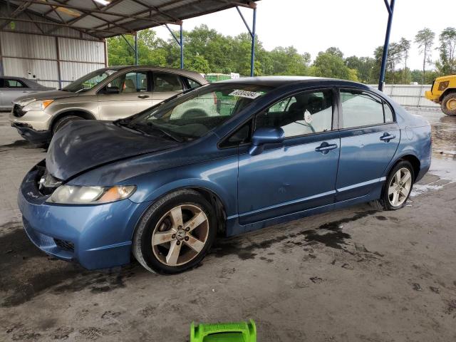 2HGFA16689H520160 - 2009 HONDA CIVIC LX-S BLUE photo 1