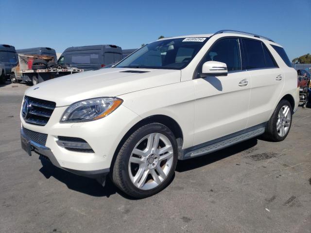 4JGDA5HB1DA103408 - 2013 MERCEDES-BENZ ML 350 4MATIC WHITE photo 1