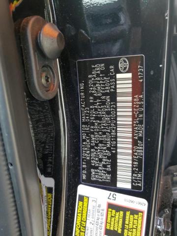 4T1G11BK2PU100731 - 2023 TOYOTA CAMRY SE NIGHT SHADE BLACK photo 12