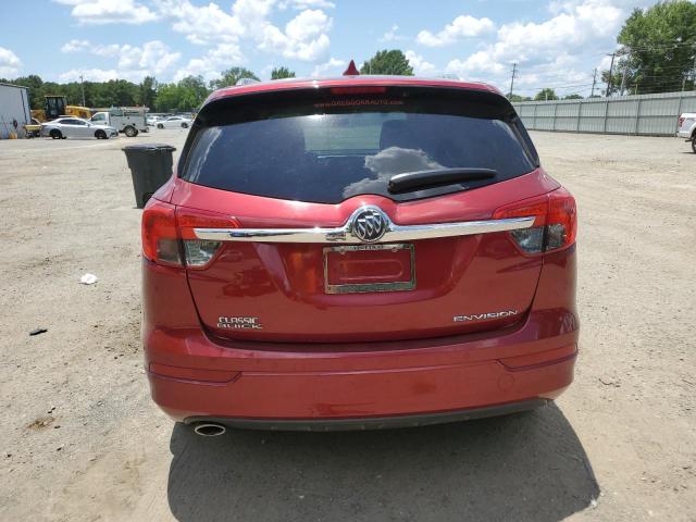 LRBFXBSA5HD004233 - 2017 BUICK ENVISION ESSENCE RED photo 6