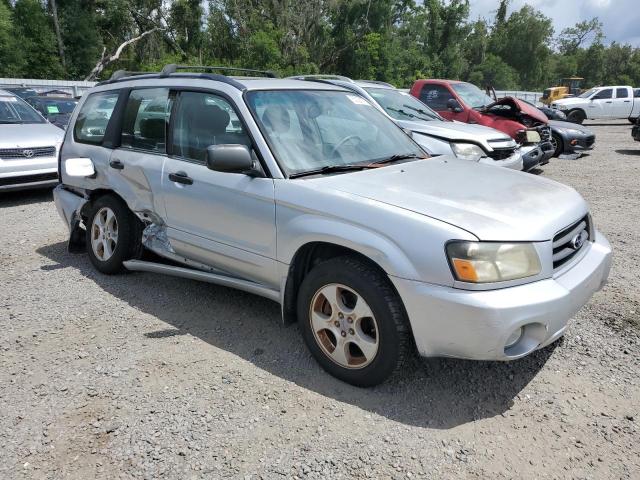 JF1SG656X3H724794 - 2003 SUBARU FORESTER 2.5XS ვერცხლისფერი ფოტო 4