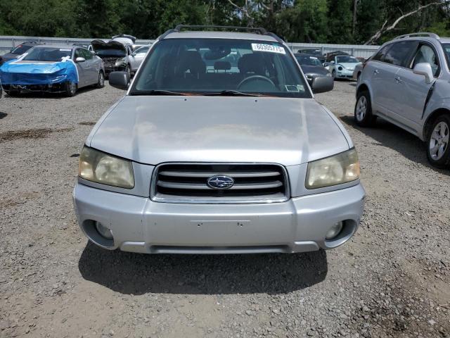 JF1SG656X3H724794 - 2003 SUBARU FORESTER 2.5XS ვერცხლისფერი ფოტო 5