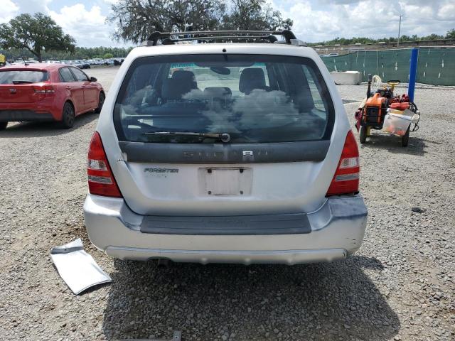 JF1SG656X3H724794 - 2003 SUBARU FORESTER 2.5XS ვერცხლისფერი ფოტო 6