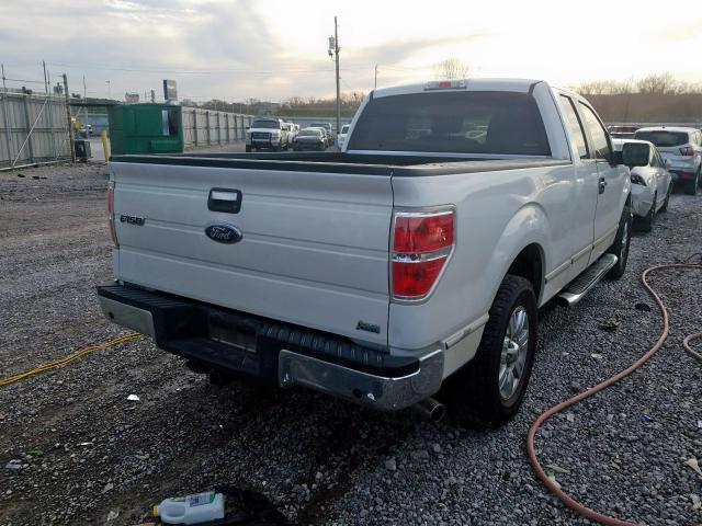 1FTFX1CV4AFC09775 - 2010 FORD F150 SUPER CAB  photo 4