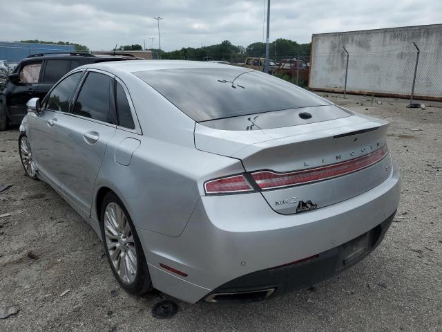 3LN6L2G94DR818897 - 2013 LINCOLN MKZ SILVER photo 2
