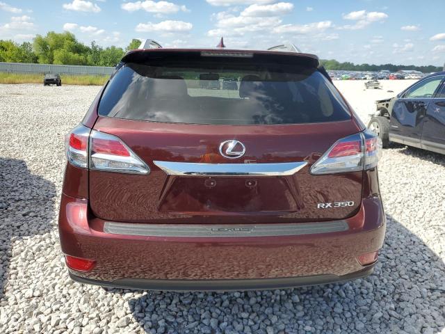 2T2BK1BA3EC229361 - 2014 LEXUS RX 350 BASE BURGUNDY photo 6