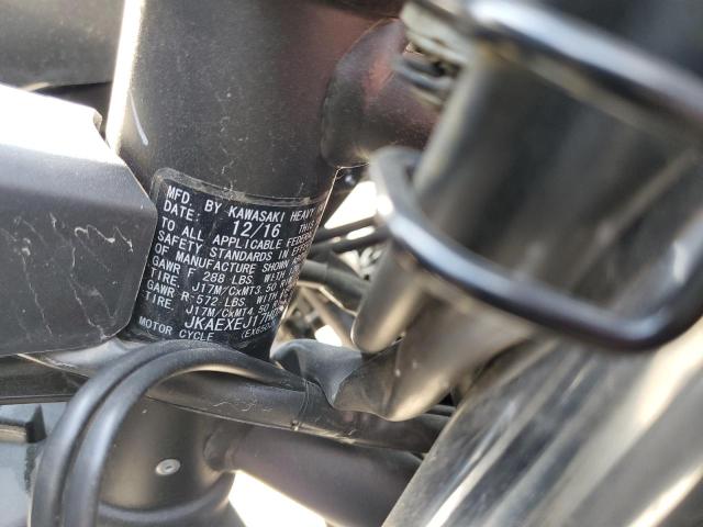 JKAEXEJ17HDA01492 - 2017 KAWASAKI EX650 J თეთრი ფოტო 9