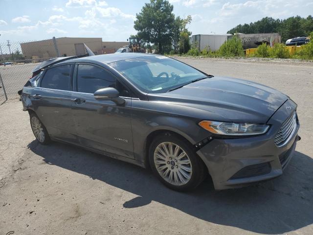 3FA6P0LU0GR318642 - 2016 FORD FUSION SE HYBRID GRAY photo 4