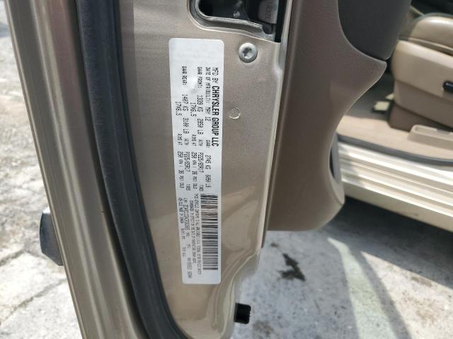 2C4RC1CGXCR363865 - 2012 CHRYSLER TOWN & COU TOURING L GOLD photo 13