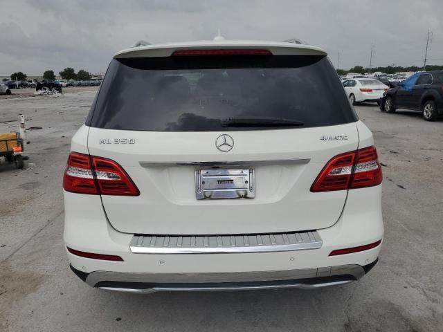 4JGDA5HB8CA043898 - 2012 MERCEDES-BENZ ML 350 4MATIC WHITE photo 6