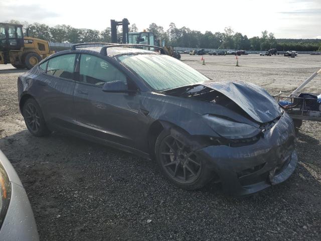 5YJ3E1EA4MF915379 - 2021 TESLA MODEL 3 SILVER photo 4