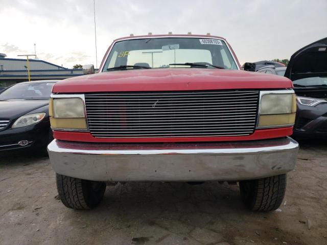 1FTHF26G9SNB77671 - 1995 FORD F250 RED photo 5