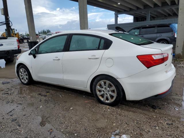 KNADM4A39G6562327 - 2016 KIA RIO LX WHITE photo 2