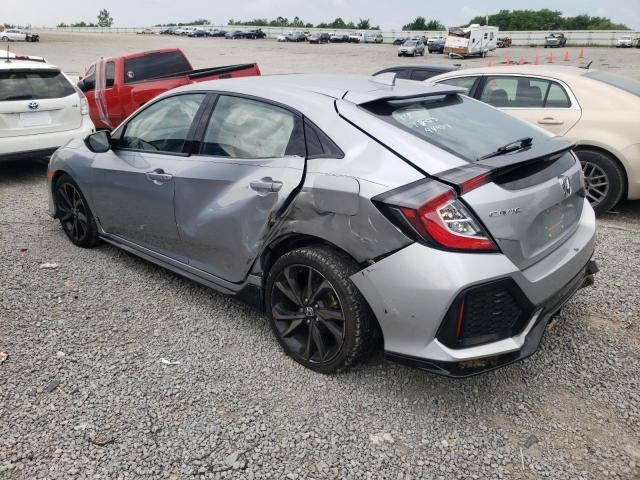 SHHFK7H99JU207181 - 2018 HONDA CIVIC SPORT TOURING SILVER photo 2