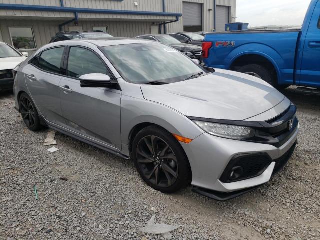 SHHFK7H99JU207181 - 2018 HONDA CIVIC SPORT TOURING SILVER photo 4