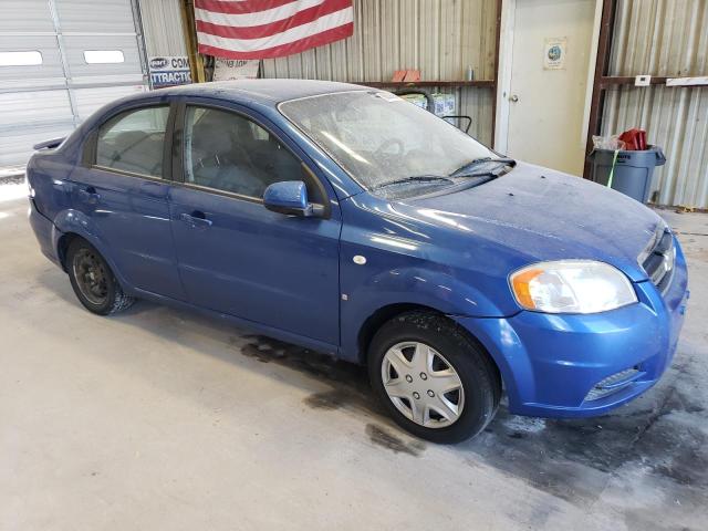 KL1TD56677B051902 - 2007 CHEVROLET AVEO BASE BLUE photo 4