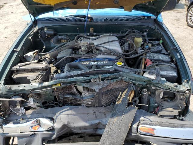 5TESN92N8YZ706295 - 2000 TOYOTA TACOMA XTRACAB PRERUNNER მწვანე ფოტო 11