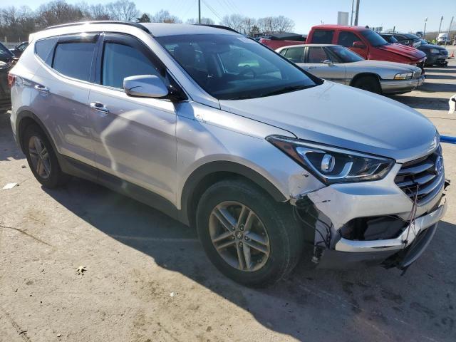 5XYZU3LB1HG409771 - 2017 HYUNDAI SANTA FE S SILVER photo 4