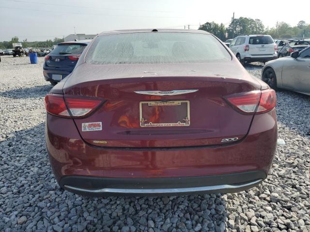 1C3CCCAB6GN106217 - 2016 CHRYSLER 200 LIMITED MAROON photo 6