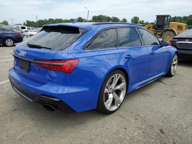 WUA1CBF22MN901303 - 2021 AUDI RS6 BLUE photo 3