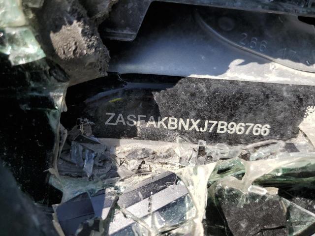 ZASFAKBNXJ7B96766 - 2018 ALFA ROMEO STELVIO TI SILVER photo 13