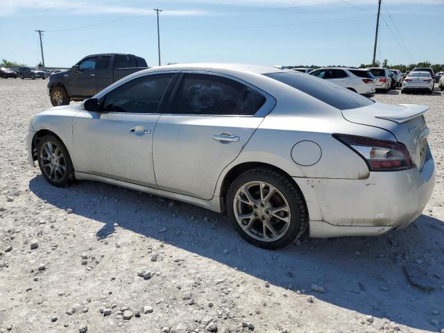 1N4AA5AP4EC449526 - 2014 NISSAN MAXIMA S SILVER photo 2