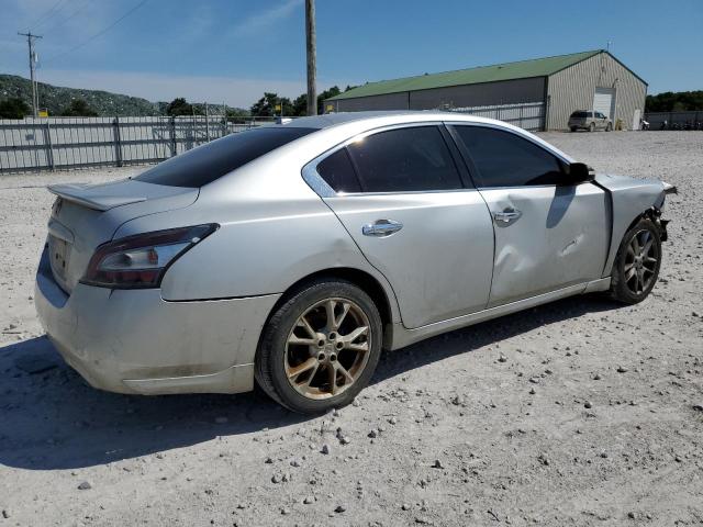 1N4AA5AP4EC449526 - 2014 NISSAN MAXIMA S SILVER photo 3