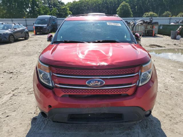 1FMHK7F82BGA37723 - 2011 FORD EXPLORER LIMITED RED photo 5