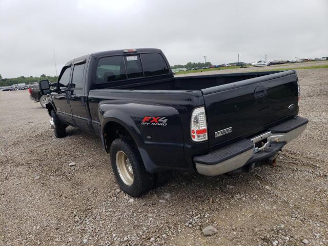 1FTWW33P97EA29738 - 2007 FORD F350 SUPER DUTY BLACK photo 2