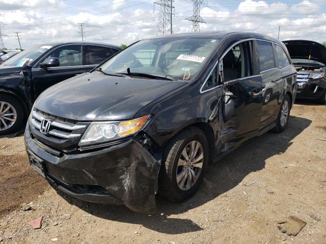 5FNRL5H64EB058951 - 2014 HONDA ODYSSEY EXL BLACK photo 1