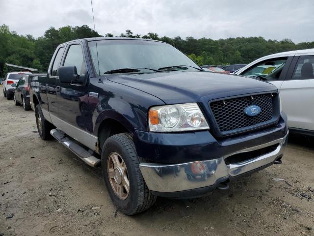 1FTRX14W46KB90275 - 2006 FORD F150 BLUE photo 4