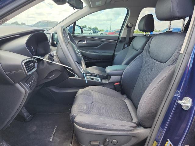 5NMS33AD4LH244774 - 2020 HYUNDAI SANTA FE SEL BLUE photo 7