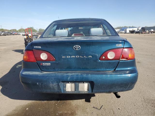 1NXBR12E12Z608193 - 2002 TOYOTA COROLLA CE BLUE photo 6