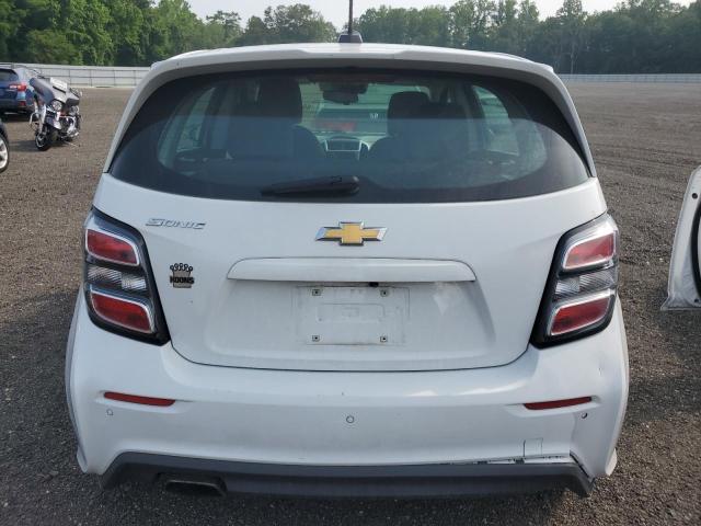 1G1JG6SB5K4121743 - 2019 CHEVROLET SONIC WHITE photo 6