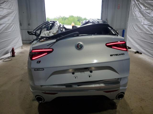 ZASPAKBN7M7D17469 - 2021 ALFA ROMEO STELVIO TI SILVER photo 6