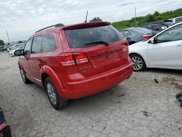 3C4PDCABXGT230940 - 2016 DODGE JOURNEY SE RED photo 2