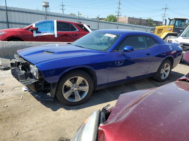 2C3CDZAG4NH223036 - 2022 DODGE CHALLENGER SXT BLUE photo 1