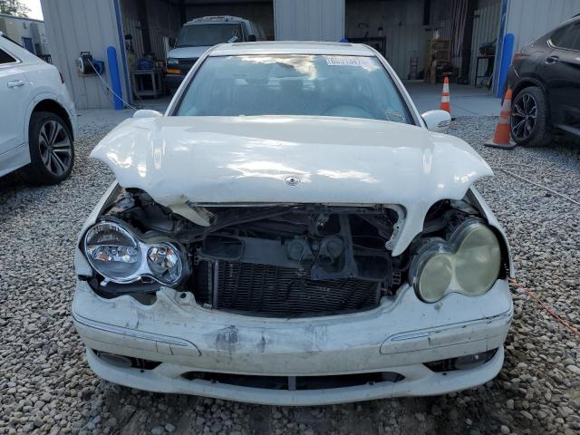 WDBRF52HX7F839407 - 2007 MERCEDES-BENZ C 230 WHITE photo 5