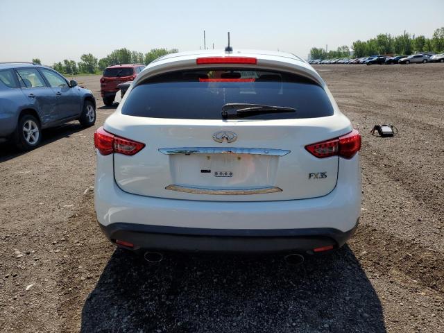 JN8AS1MW9BM730377 - 2011 INFINITI FX35 WHITE photo 6