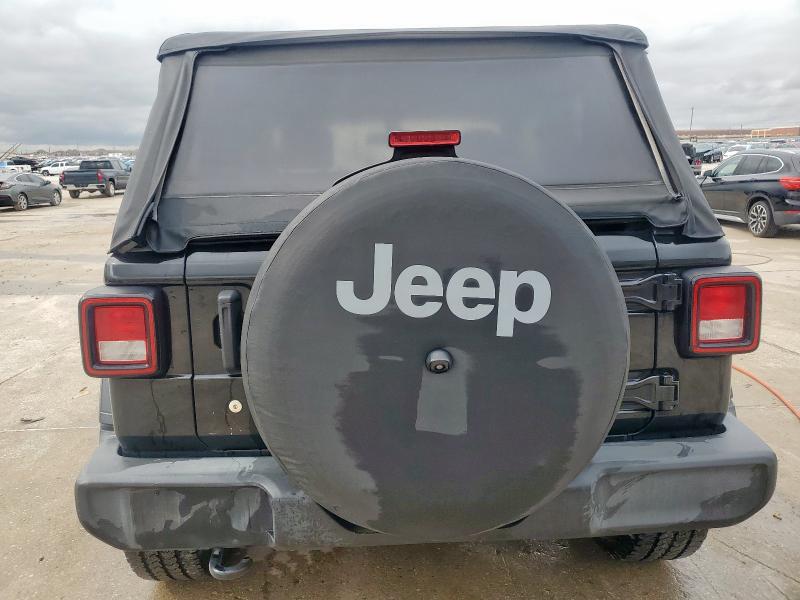 1C4GJXAG2JW294760 - 2018 JEEP WRANGLER SPORT BLACK photo 6