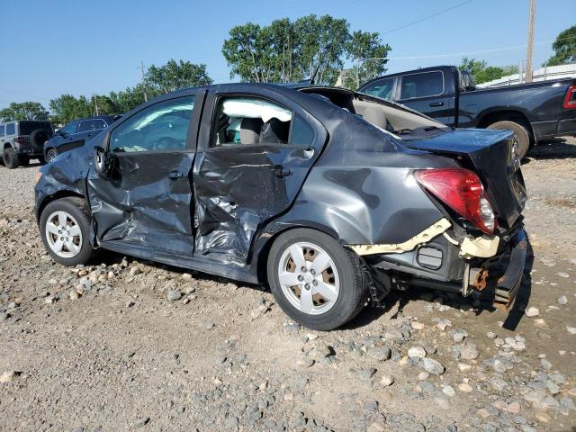 1G1JA5SH5E4210006 - 2014 CHEVROLET SONIC LS GRAY photo 2