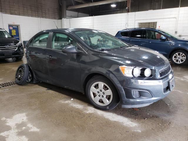 1G1JA5SH5E4210006 - 2014 CHEVROLET SONIC LS GRAY photo 4