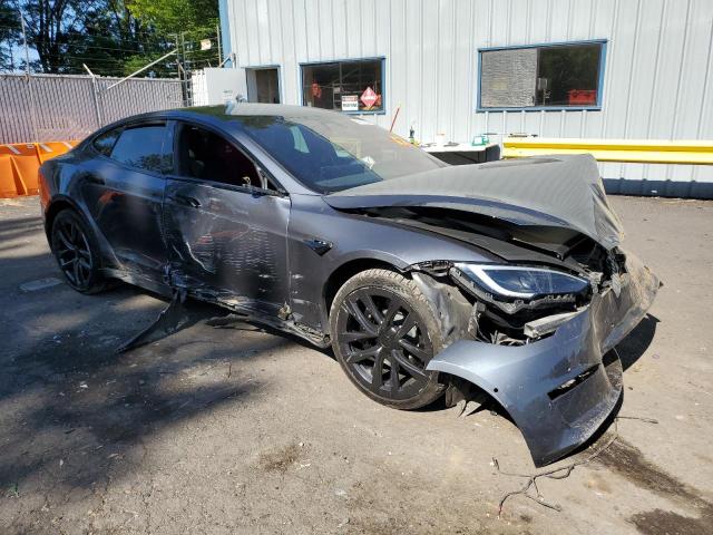 5YJSA1E6XNF479951 - 2022 TESLA MODEL S ნაცრისფერი ფოტო 4