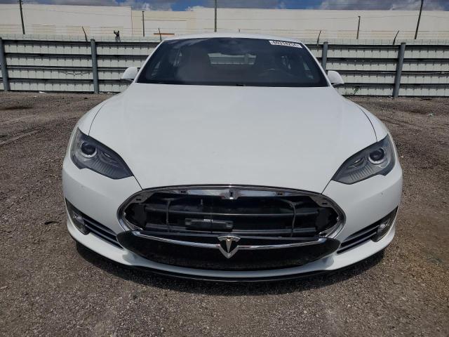 5YJSA1E15FF111053 - 2015 TESLA MODEL S თეთრი ფოტო 5