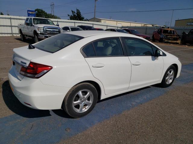 19XFB5F55DE000433 - 2013 HONDA CIVIC NATURAL GAS WHITE photo 3